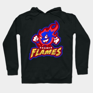 Zoomie Flames Race Car Exhaust Hoodie